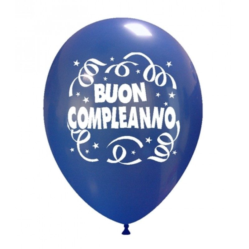 palloncini buon compleanno stampa italiano