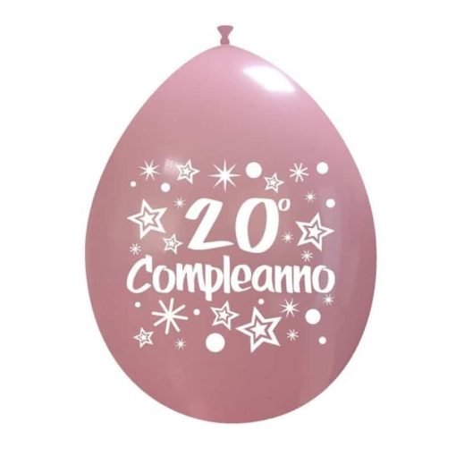 Palloncini compleanno 20° Compleanno