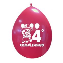 Palloncini compleanno 4° Compleanno