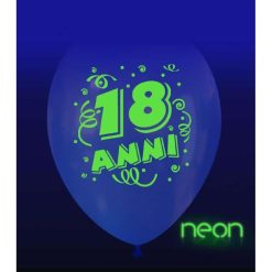 Palloncini compleanno 18 Anni Neon