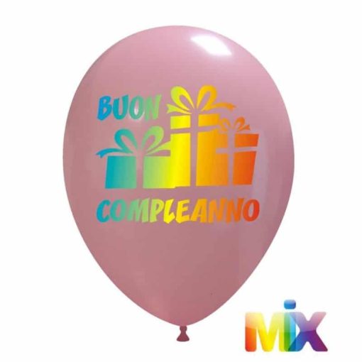 Palloncini compleanno Buon Compleanno Sfumato