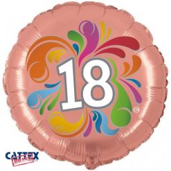 Palloncini Compleanno - 18 Anni Colorato (18”)