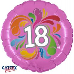 Palloncini Compleanno - 18 Anni Colorato (18”)