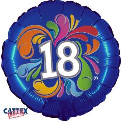 Palloncini Compleanno - 18 Anni Colorato (18”)