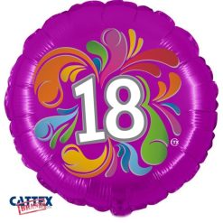 Palloncini Compleanno - 18 Anni Colorato (18”)