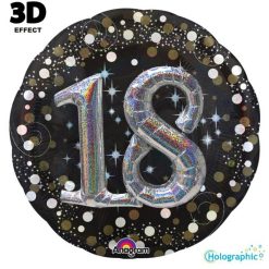 Palloncini compleanno 18 Compleanno Scintillante Multi-Balloon (32”)