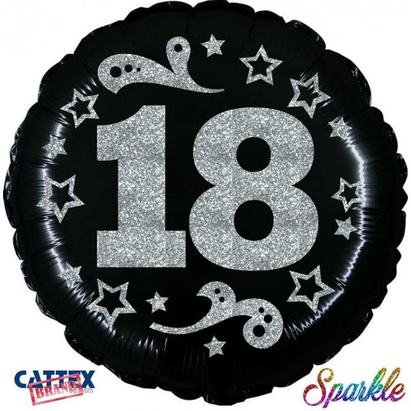 Palloncini compleanno 18 anni Sparkle 18