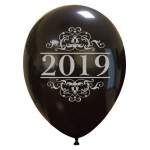 Palloncini natalizi - 2019 argentato