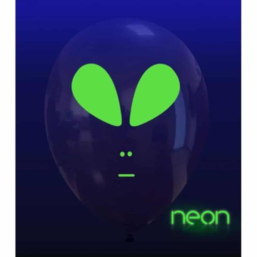 Palloncini facce alieno neon