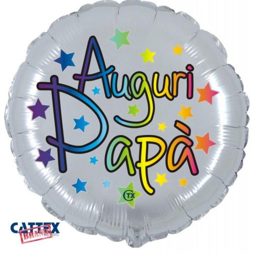 Palloncini mylar vari Auguri Papà Stelle 18