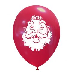 Palloncini natalizi - babbo natale faccia