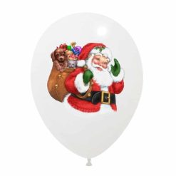 Palloncini natalizi - babbo natale - full color (cmyk)