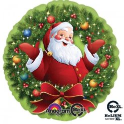 Palloncini natalizi - babbo natale ghirlanda hexl® (18”)