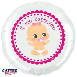 Palloncini mylar religiosi Battesimo Bimba (28”)