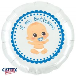 Palloncini mylar religiosi Battesimo Bimbo (28”)