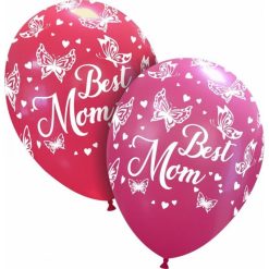 Palloncini stampa globo - best mom farfalle