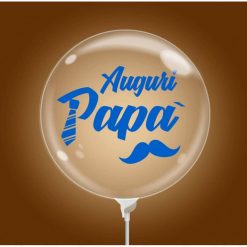Palloncini compleanno Bubble Party - Auguri Papà (10”)