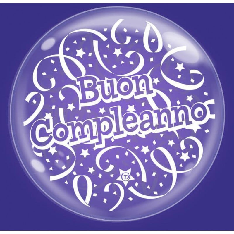 Bubble Party Buon Compleanno 18 Wiprint