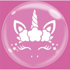 Palloncini bubbles - bubble party - unicorno (18”)