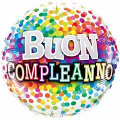 Palloncini compleanno Buon Compleanno Coloratissimo (18")