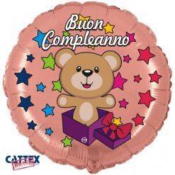 Palloncini Compleanno - Buon Compleanno Orsetto (18”)