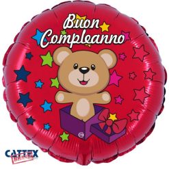 Palloncini Compleanno - Buon Compleanno Orsetto (18”)