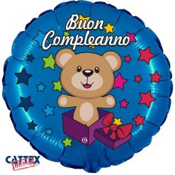 Palloncini Compleanno - Buon Compleanno Orsetto (18”)