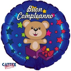 Palloncini Compleanno - Buon Compleanno Orsetto (18”)