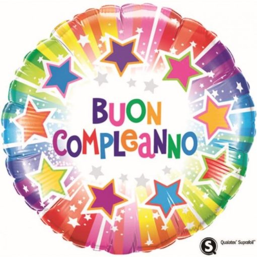 Palloncini compleanno Buon Compleanno Stelle 18