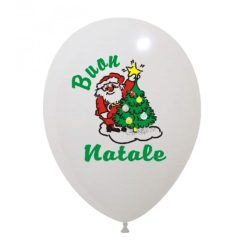 Palloncini natalizi - buon natale 4 colori