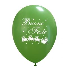 Palloncini natalizi - buone feste slitta