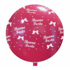 Palloncini natalizi - buone feste (globo)