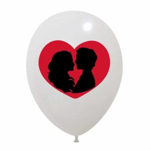 Palloncini amore - cuore innamorati 2 colori