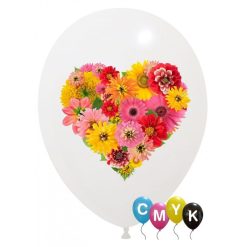 Palloncini amore - cuore di fiori - full color (cmyk)