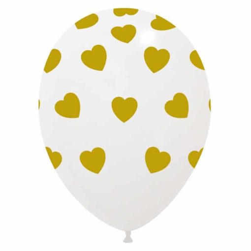 Palloncini love Cuori Grandi Oro Edizione Limitata