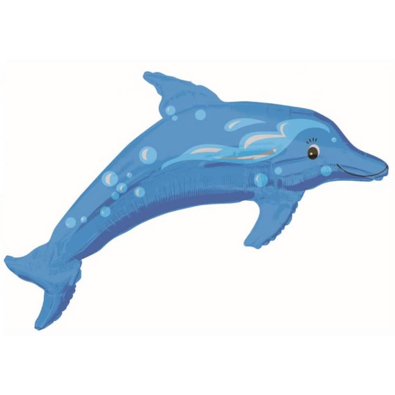 Palloncini animali - delfino blu supershape (42”)
