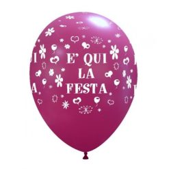 Palloncini festa - e qui la festa (globo)