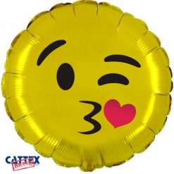 Palloncini mylar vari Emoji Bacio (18”)