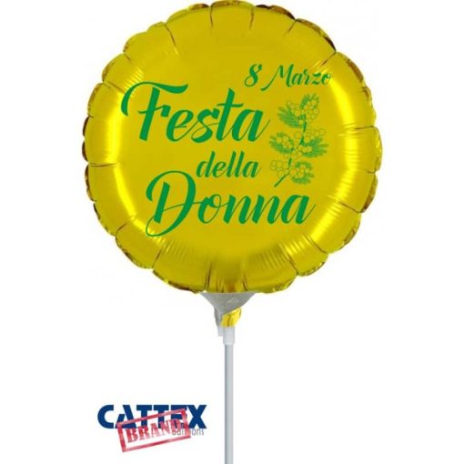 Palloncini mylar vari Festa della Donna Minishape 9