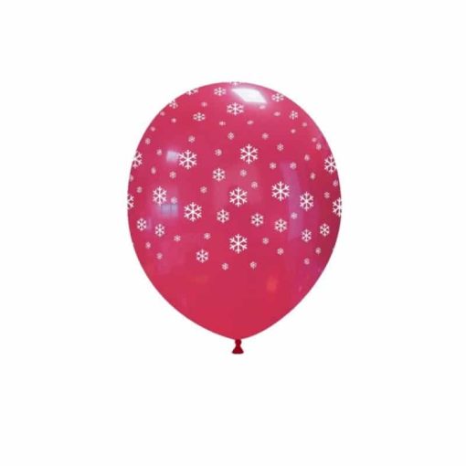 Palloncini natalizi fiocchi di neve