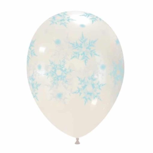 Palloncini natalizi fiocchi di neve frozen