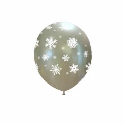 Palloncini natalizi - fiocchi di neve ghiacciati