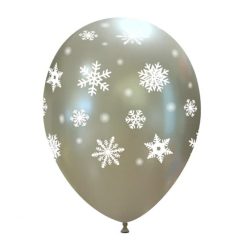 Palloncini natalizi - fiocchi di neve ghiacciati