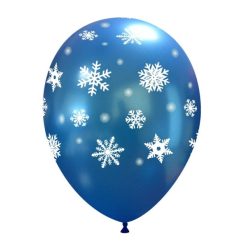 Palloncini natalizi - fiocchi di neve ghiacciati