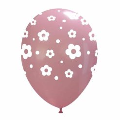 Palloncini stampa globo - fiori grandi