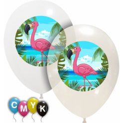 Palloncini animali - flamingo - full color (cmyk)