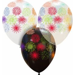 Palloncini stampa globo - fuochi artificiali (multicolor)