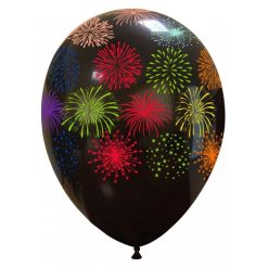 Palloncini stampa globo - fuochi artificiali (multicolor)