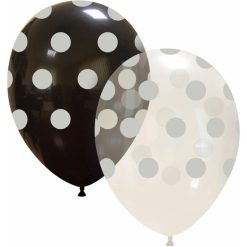 Palloncini stampa globo - grande pois argento (edizione limitata)