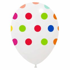 Palloncini stampa globo - grande pois (multicolor)